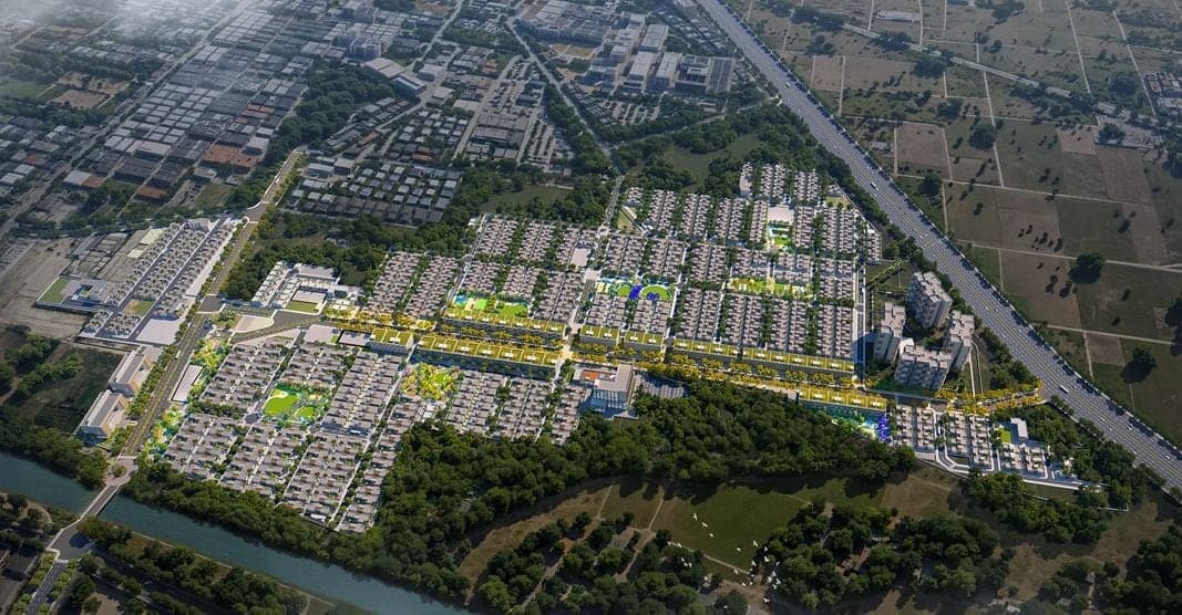 Trident Parktown township illustration in Panipat
